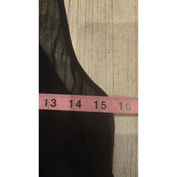 Isabel Marant Étoile Women's Sheer Black Tank Top Size 38 Casual - Picture 7 of 8